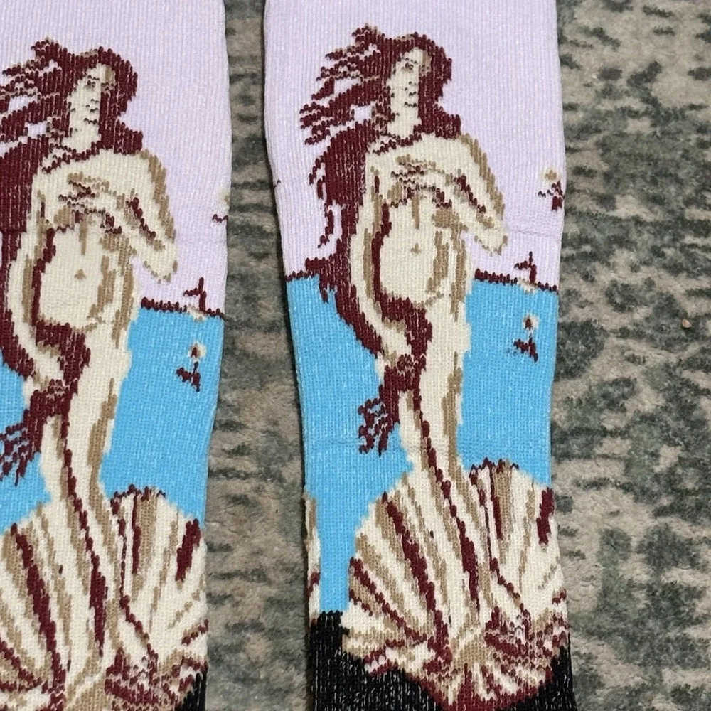Birth Of‎ Venus Running Socks Full Sock Graphic